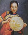 中國仕女油畫